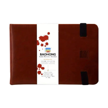 Baohong Academy Hot Pressed Watercolour Sketchbook 300 GSM 100 Percent Cotton - Retail Maharaj