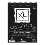Canson XL Black Sketchbook Spiral Bound Acid Free Drawing Pad - Retail Maharaj