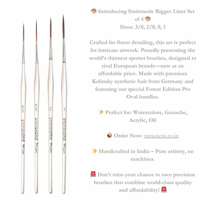 Retail Maharaj Long Liner Brush Silver Matt Edition - Retail Maharaj