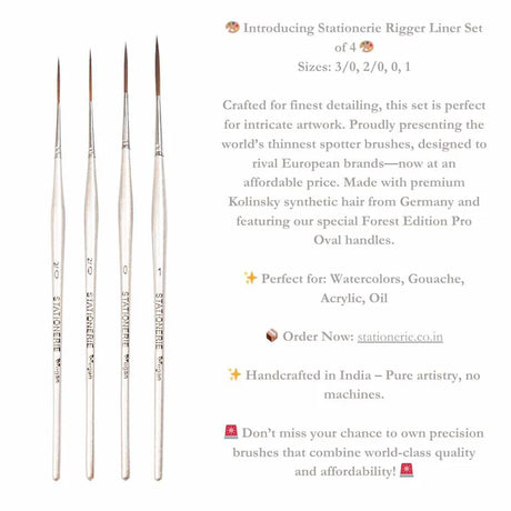 Retail Maharaj Long Liner Brush Silver Matt Edition - Retail Maharaj