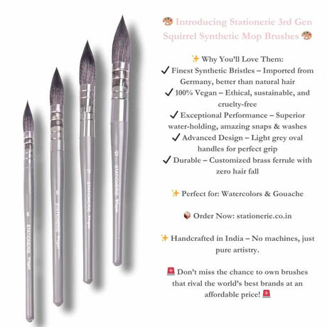 Stationerie XL Mop Set Of 4 Squirella Synthetic - Retail Maharaj