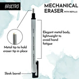 Brustro Mechanical Precision Retractable Eraser 2.3mm Ultra Fine Tip - Retail Maharaj