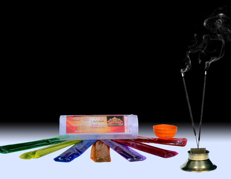 Bhakti Sagar: 7-in-1 (40 gm per bag) 9" Stick | Plastic Container - Retail Maharaj