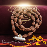 Narsimha Kavach Necklace with Shyma Original Tulsi Beads Mala – 20 Inch 92.5% Pure Silver Spiritual Jewelry - Retail Maharaj