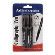 Artline Ergoline Calligraphy Pen Set – 1.0, 2.0, and 3.0 mm Tips, Black - Retail Maharaj