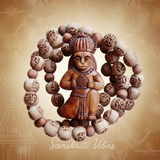 Ram Bhakt Shri Hanuman Ji Tulsi Locket Mala | Sacred Tulsi Beads Rosary for Devotion, Protection & Spiritual Strength - Retail Maharaj