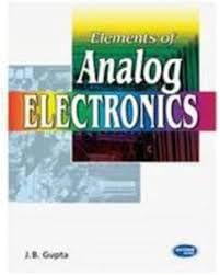 Elements of Analog Electronics - Retail Maharaj