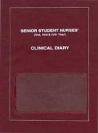 Senior Student Nurses Clinical Diary - Retail Maharaj