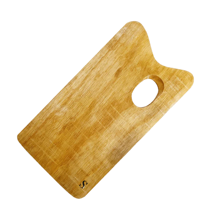 Retail Maharaj Rectangle Wooden Palette Medium 31x18cm - Retail Maharaj