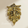 Metal Handicraft Peepal Patta Ganesha For Wall Hanging Rooms Aluminium Decorative Ganesh Wall Art For Home Temple And Gift - Retail Maharaj
