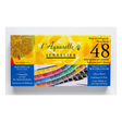 Sennelier l'Aquarelle French Artists' Watercolor Set of 48 Half Pans in Metal Box - Retail Maharaj
