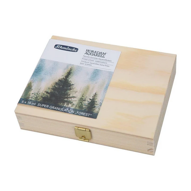 Schmincke Horadam Aquarell Super Granulation Set 5x15 ml (Forest) - Retail Maharaj
