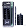 Brustro Kuro Precision Mechanical Pencil 0.7mm with HB & 2B Leads + Eraser Refills - Retail Maharaj
