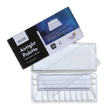 Brustro Artists Airtight Palette 16 Wells with Half Pan Section and Removable Tray - Retail Maharaj