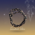 2 Round Dark Beads Shyama Tulsi Kanthi Mala – Classic, Mridang Bead Shape, 18 Inches - Retail Maharaj