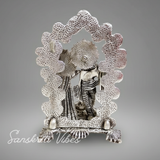 Premium Glossy Metal Radha Krishna Idol | Aluminium Decorative Murti for Home & Gift - Retail Maharaj