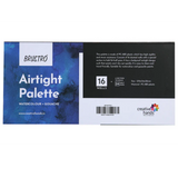 Brustro Artists Airtight Palette 16 Wells with Half Pan Section and Removable Tray - Retail Maharaj