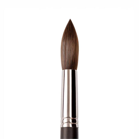 Retail Maharaj Single Round Brush Size 22 Velour Mix Media - Retail Maharaj
