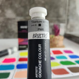 Brustro Artists Gouache Titanium White 40ml Twin Pack - Retail Maharaj