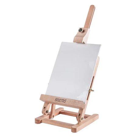Brustro Tabletop Wooden Easel Stand for Painting and Canvas Display - Retail Maharaj
