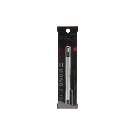 Tombow MONO Zero Eraser Round Silver Barrel, Color may vary - Retail Maharaj