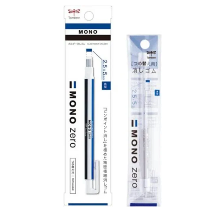 Tombow Mono Eraser, Zero Round Color may vary - Retail Maharaj