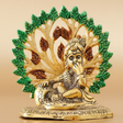 Gold-Plated Metal Kalpavriksha Tree with Matki Krishna Idol | Decorative Religious Showpiece for Home, Temple & Gifting - Retail Maharaj