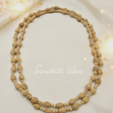 Two Round Radha Naam Tulsi Kanthi Mala – Premium Quality - Retail Maharaj