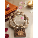 Shiv Parvati Pendant with Shivay Beads in Divine Garland | Sacred Rudraksha-Inspired Necklace for Devotion & Meditation - Retail Maharaj