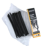 Brustro English Willow Charcoal Assorted Set of 15 Sticks for Drawing and Sketching - Retail Maharaj