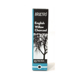 Brustro English Willow Charcoal Thick Sticks Set 10 for Drawing Sketching and Shading - Retail Maharaj