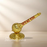 Lord Shree Hanuman Ji Big Gada with Jai Shree Ram Engraving Decorative Idol for Mandir, Pooja Room and Home Décor - Retail Maharaj