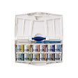 Winsor & Newton Cotman Water Colours Pocket Plus 12 Half Pans Set - Retail Maharaj