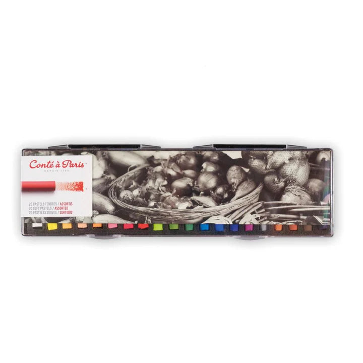 Conte a' Paris Soft Pastels Set of 20 Assorted - Retail Maharaj
