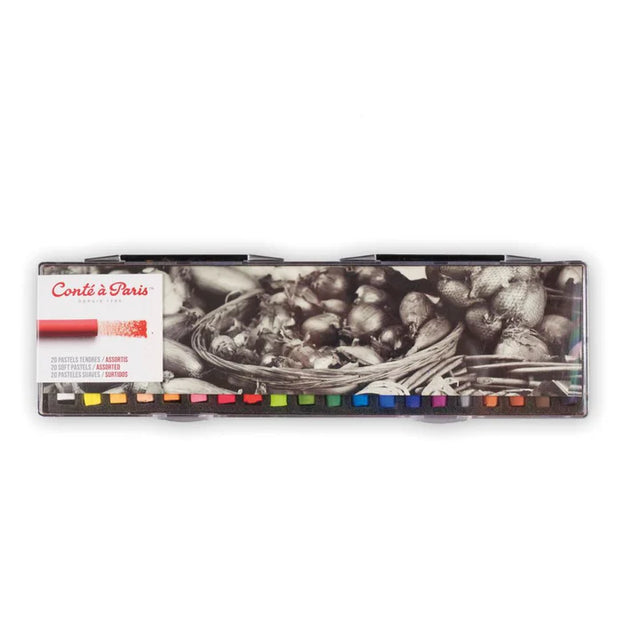 Conte a' Paris Soft Pastels Set of 20 Assorted - Retail Maharaj