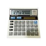 Deli 39231N Basic Calculator Dual Power LCD Display - Retail Maharaj