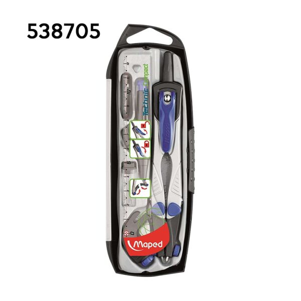 Maped Geometry Compass Sets for School and Technical Drawing - Retail Maharaj