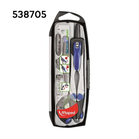 Maped Geometry Compass Sets for School and Technical Drawing - Retail Maharaj
