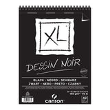 Canson XL Black Sketchbook Spiral Bound Acid Free Drawing Pad - Retail Maharaj