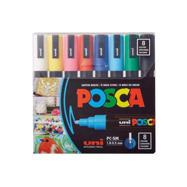 Uni Ball Posca Open Stock Paint Marker Sets Water Based Multi Surface Pens - Retail Maharaj