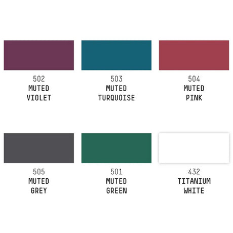 Liquitex Professional Acrylic Ink Muted Collection Plus White 6-Piece Set - Retail Maharaj