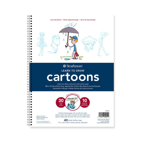 Strathmore Learn to Draw Cartoon Manga and Animal Instructional Art Pads - Retail Maharaj
