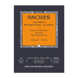 Arches Aquarelle Watercolour Rough Grain Paper Pad Open Stock 12 Sheets - Retail Maharaj