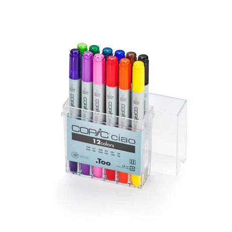 Copic Ciao 12 Colour Set for Artists - Retail Maharaj