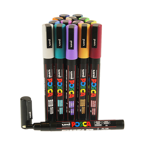 Uni Ball Posca PC-3M Fine Bullet Tip Water Based Paint Marker Pen - Retail Maharaj