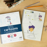 Strathmore Learn to Draw Cartoon Manga and Animal Instructional Art Pads - Retail Maharaj