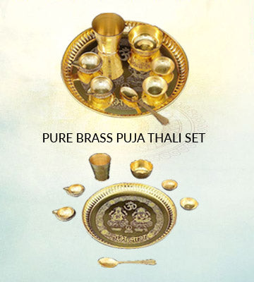 Divya Pital Shuddh Puja Thali Set - Retail Maharaj