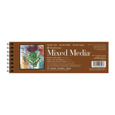 Strathmore 400 Series Mixed Media Art Paper Pad - Retail Maharaj