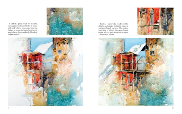 Watercolour Demonstrations Step by Step by Milind Mulick - Retail Maharaj