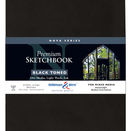 Stillman and Birn Black Nova Series Sketchbook for Mixed Media and Ink - Retail Maharaj